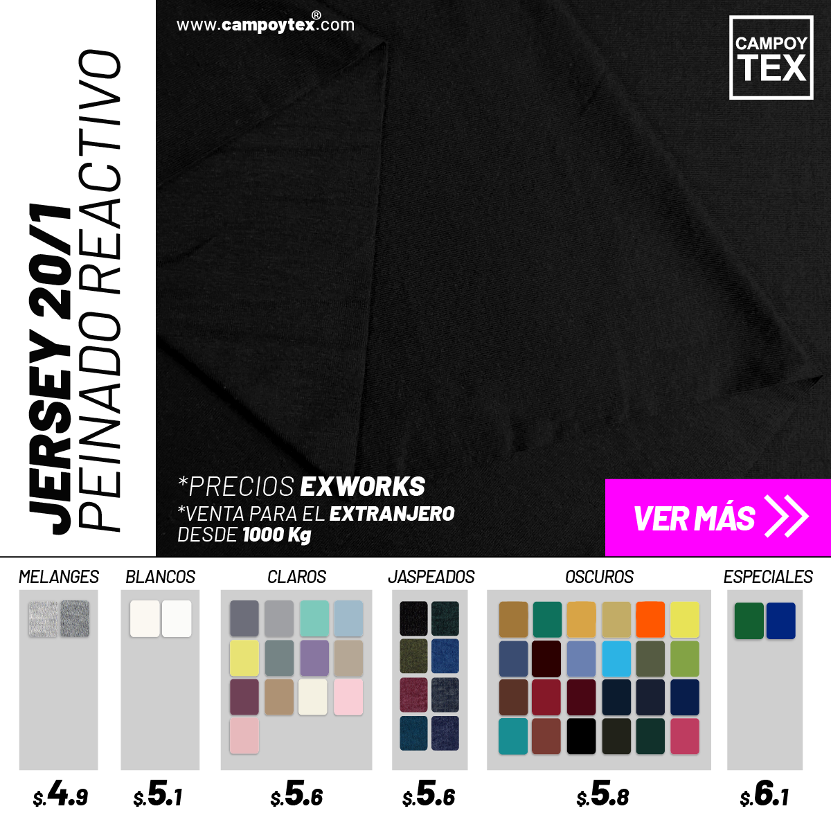 Jersey 20-1 Peinado Reactivo