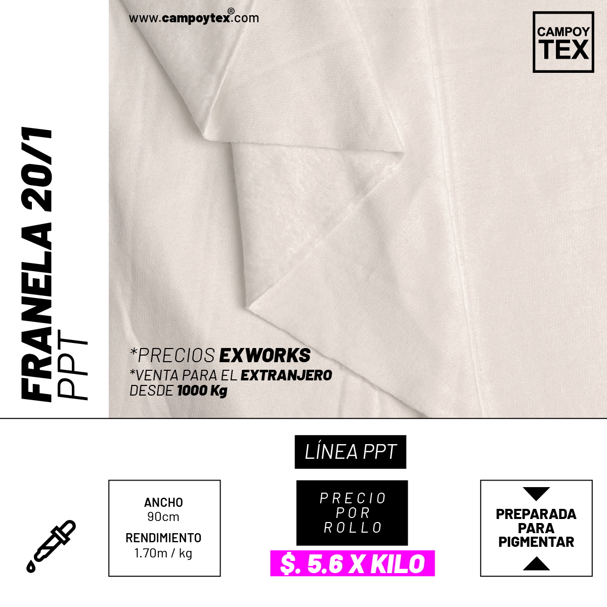 Franela 20-1 PPT