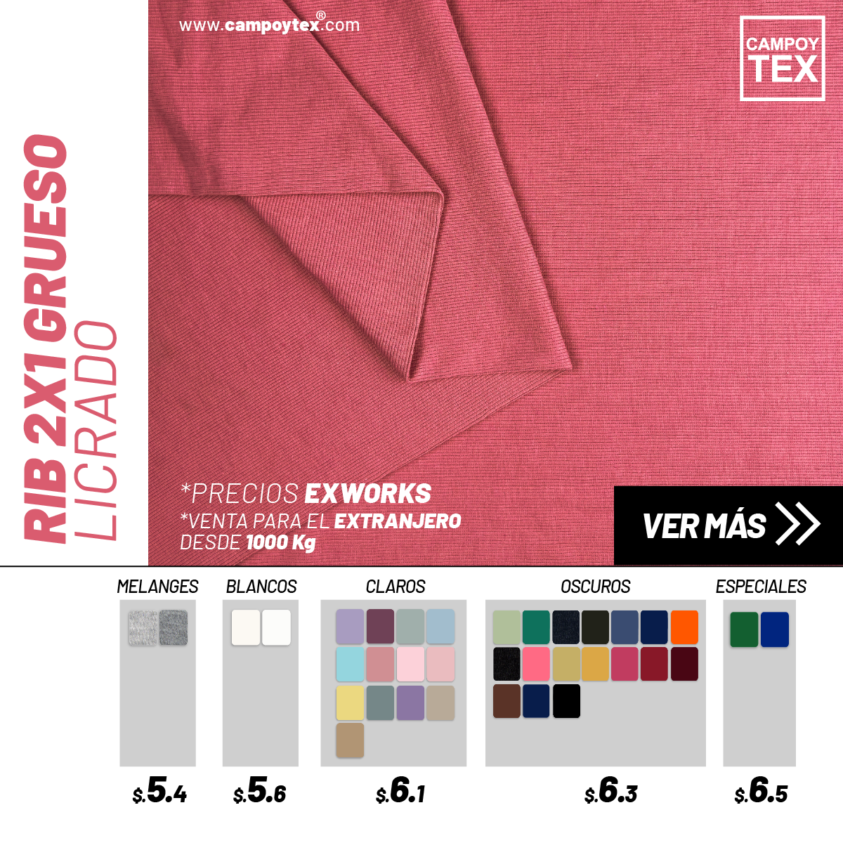 Rib 2x1 24-1 Grueso