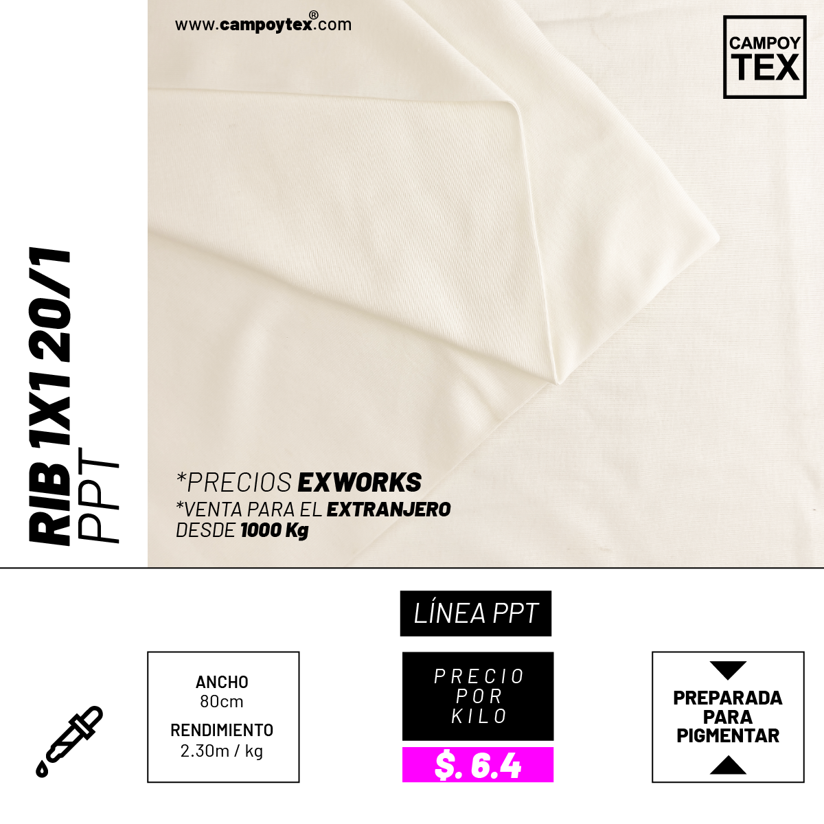 Rib Jersey PPT